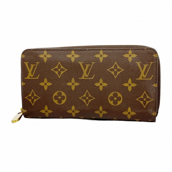 Louis Vuitton Brown Zippy Monogram Wallet Fuchsia - Picture 1 of 9